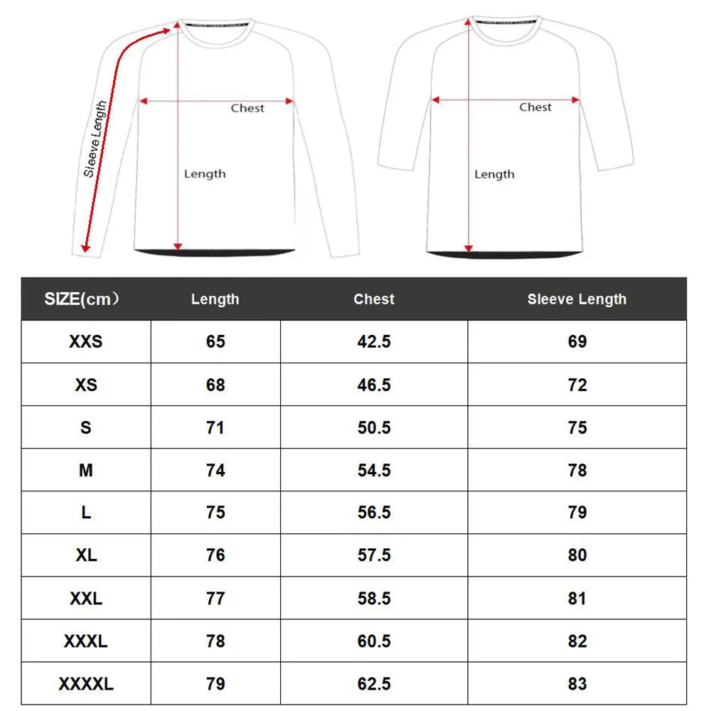 Downhill MTB Jersey - Breathable Offroad DH Motorcycle Motocross Sportwear