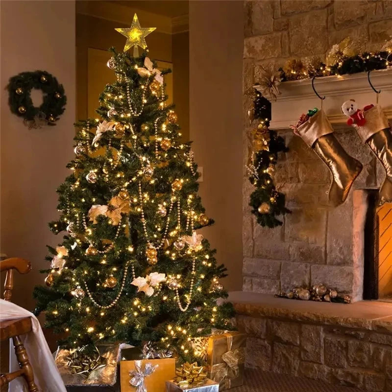 ✨ Christmas Tree Ornaments LED Star Light Lamp | Festive Home Decorations for Xmas Trees 2024 🎄