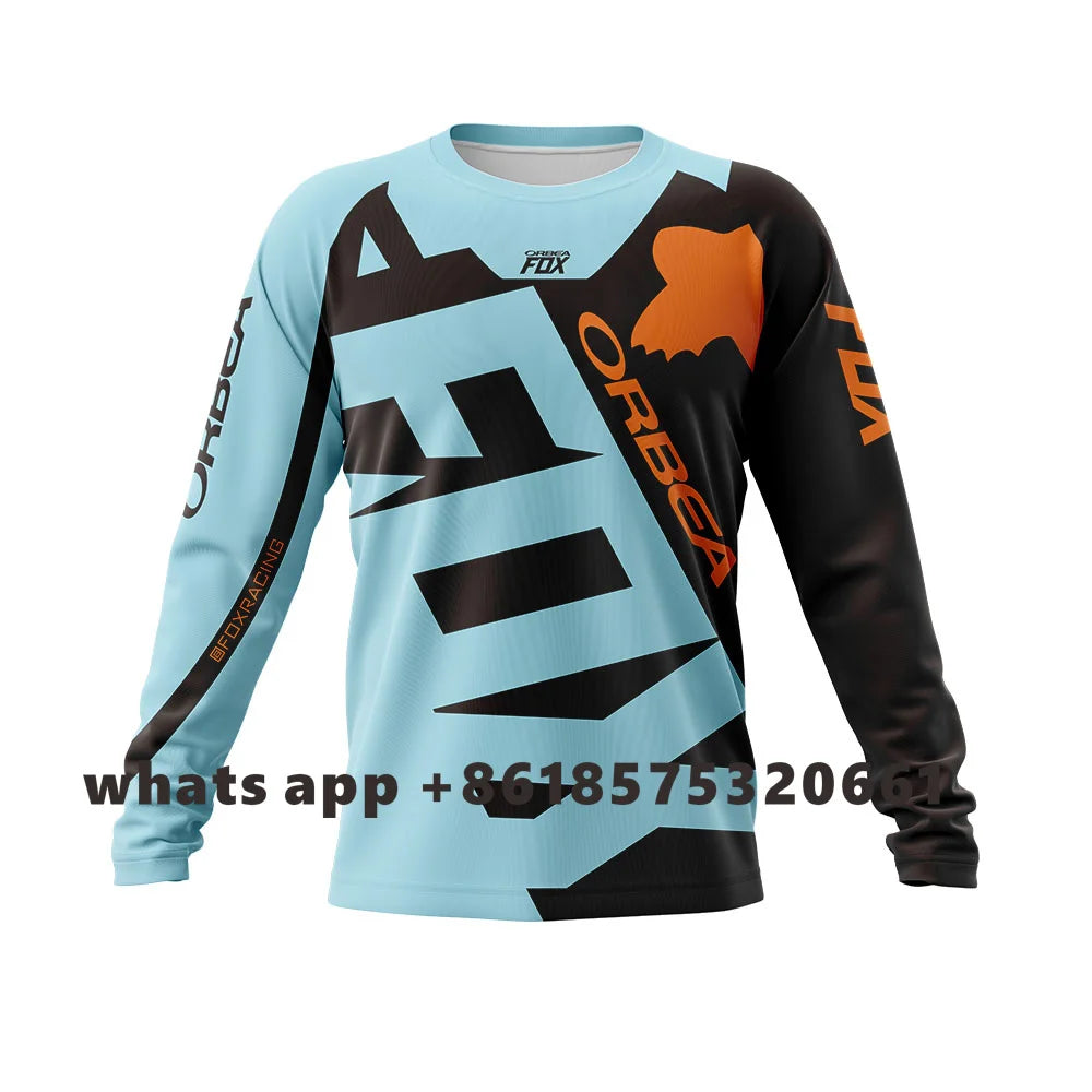 Men's Downhill Jerseys  - Mountain Bike MTB Shirts Offroad DH Motorcycle Jersey Motocross Sportswear Racing Bike 2024