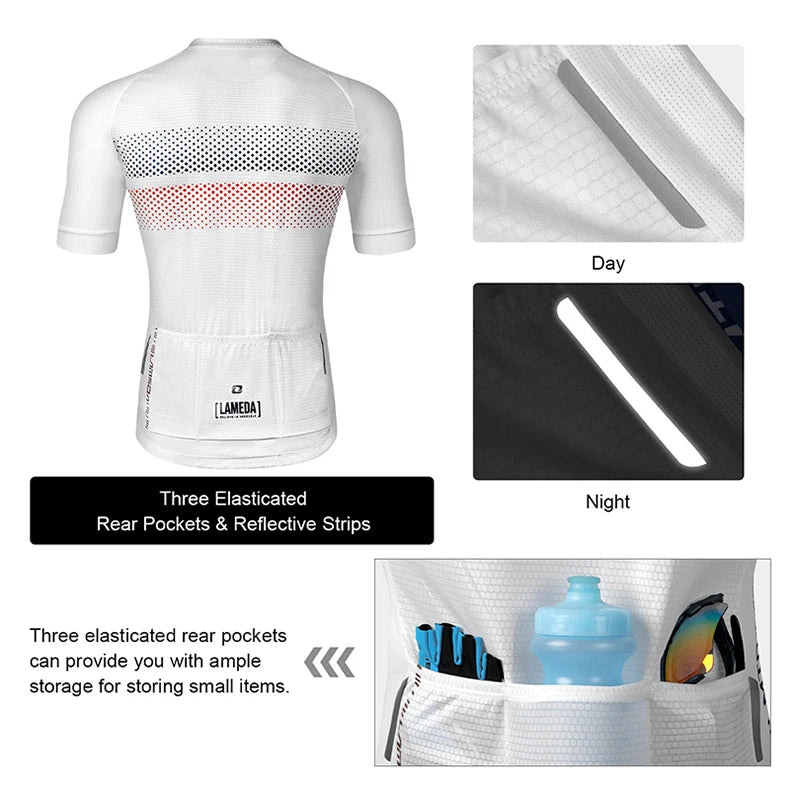 Men's Summer Cycling Jersey 🚴‍♂️ | Breathable, Quick-Dry MTB & Road Bike Shirt | Short Sleeve Sportswear