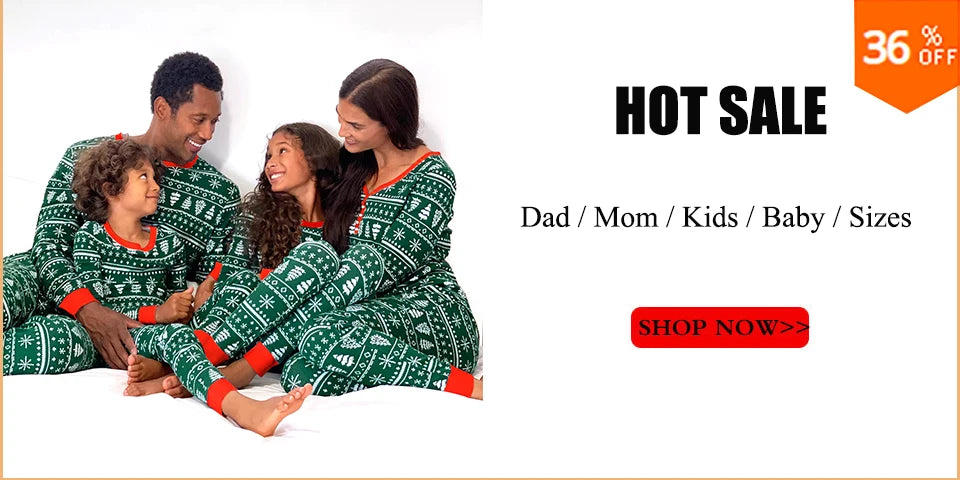 Christmas Family Matching Pajamas – New Year & Xmas PJs for the Whole Family! 🎄✨