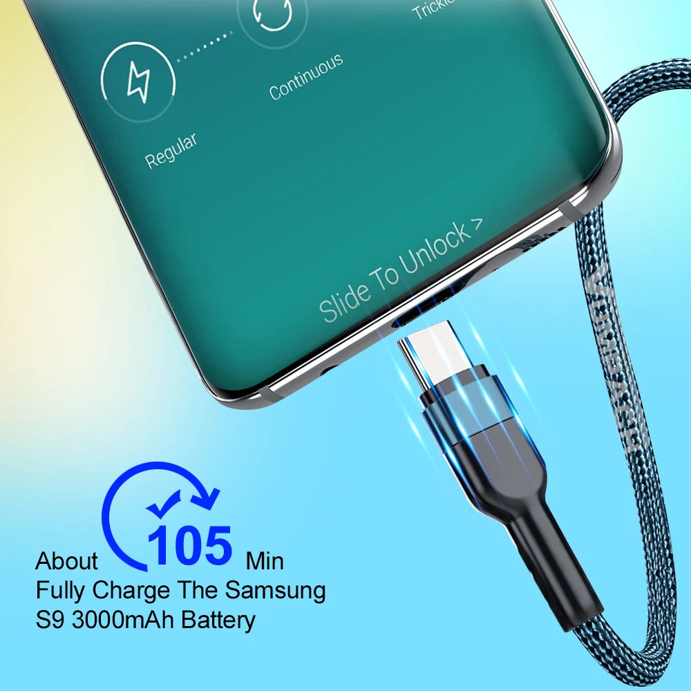 Fast USB C Cable Type C Cable for Fast Charging and Data Transfer