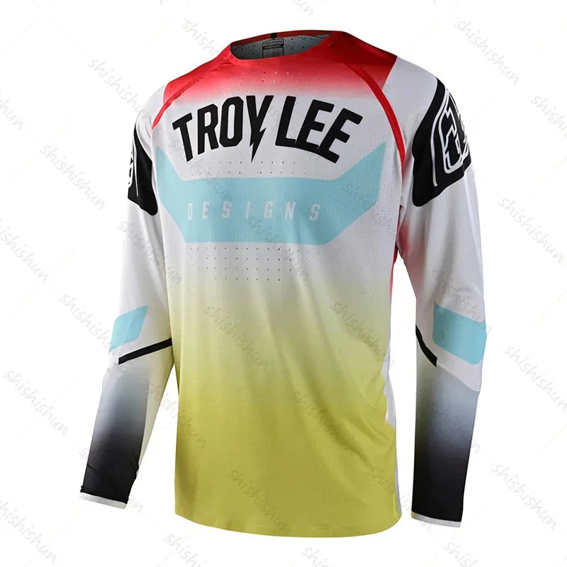 Men's Motocross Jersey MTB Downhill BMX Enduro Mountain Bike Shirt DH Motorcycle Gear