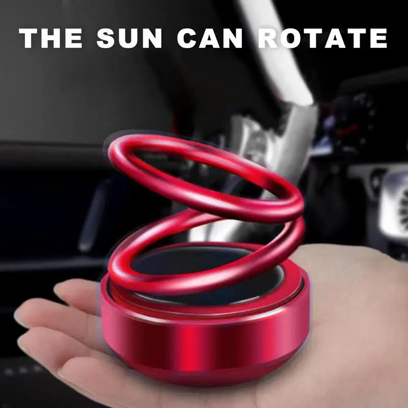 🌞 Solar Powered Car Air Freshener Aroma Diffuser ABS Fragrance Auto Diffuser