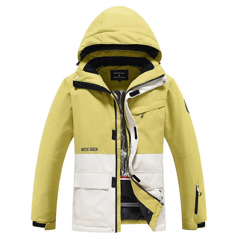 Unisex Snow Suit ⛷️ Waterproof Ski Jacket & Pants Set 🏔️ -30° Winter Snowboarding Outfit