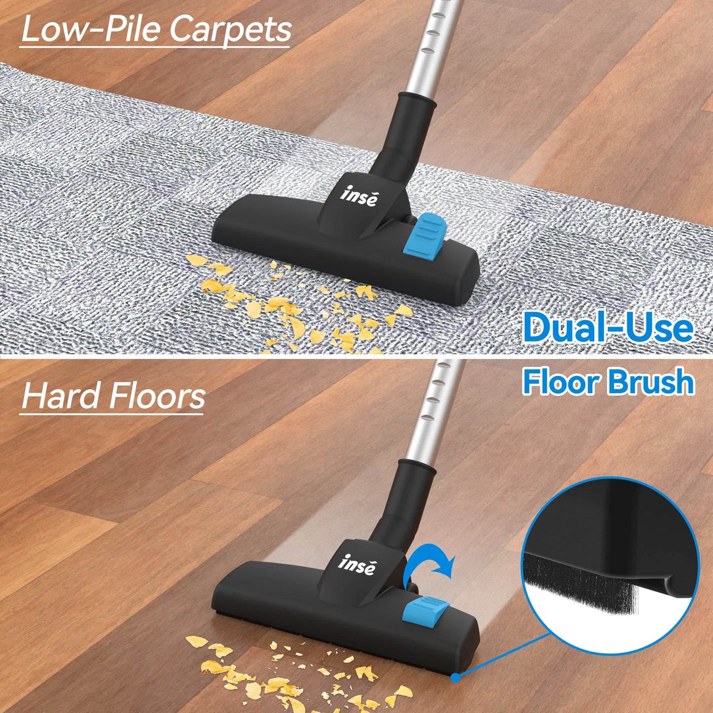 🧹 Vacuum Cleaner Corded INSE I5 - 18Kpa Powerful Suction 🧹