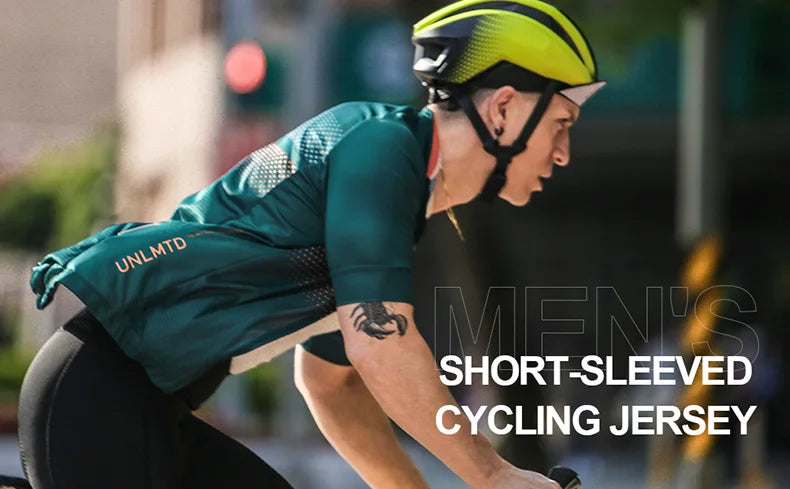 Men's Summer Cycling Jersey 🚴‍♂️ | Breathable, Quick-Dry MTB & Road Bike Shirt | Short Sleeve Sportswear