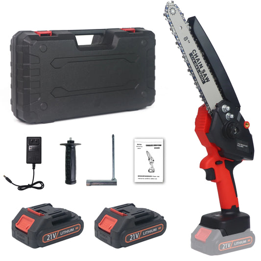 🌟 T TOVIA 8 Inch 21V Cordless Mini ChainSaw 🌟