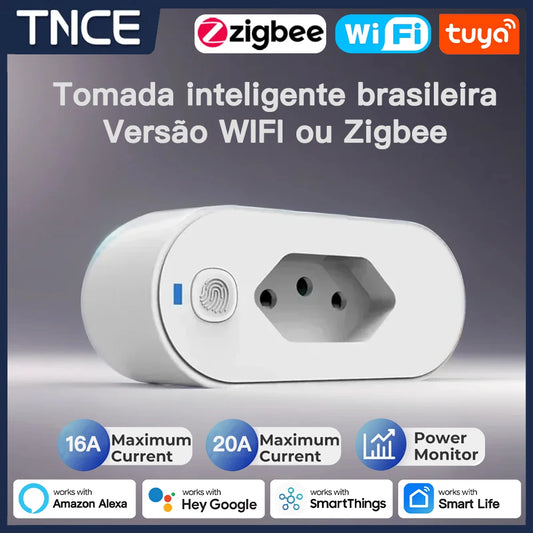 Upgrade to Smart Living with TNCE Tuya Brazil Plug! 🌐🔌