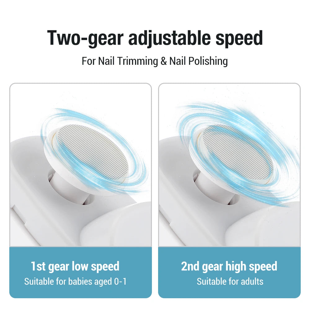 2-in-1 Electric Nail Clipper – Manicure & Pedicure Perfection