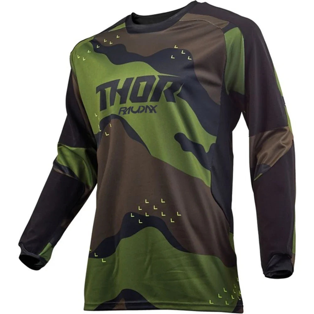 🌟 Downhill MTB Jersey 🚴‍♂️ | Men's Long Sleeve Shirt for Extreme Rides 🚵‍♂️