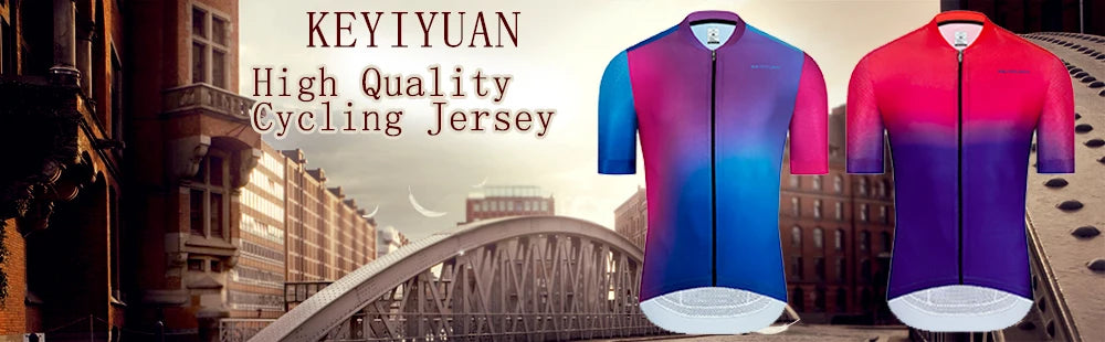 KEYIYUAN Moto Bicycle Cycling Jersey Men Mtb Shirt Downhill T-shirt Motocross Bike Clothing Maillot Ciclismo Hombre Manga Larga