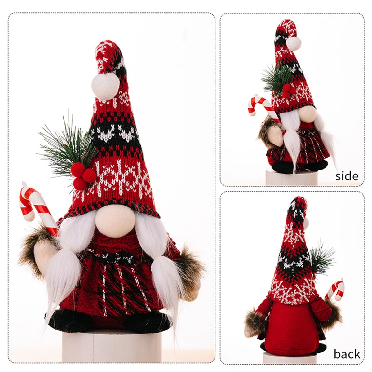 Gnome Christmas Faceless Doll