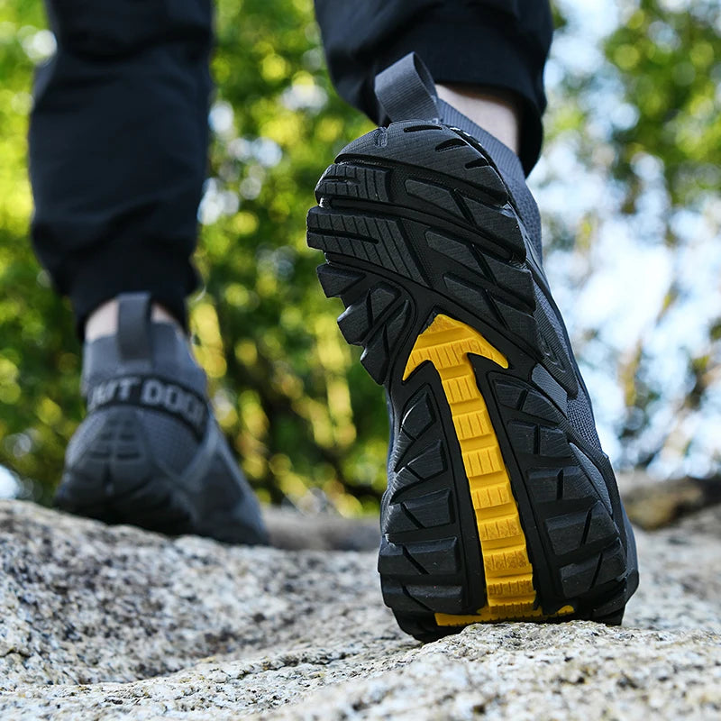 Men's Quick Dry Aqua Shoes | Slip-On Water Sneakers for Hiking & Wading