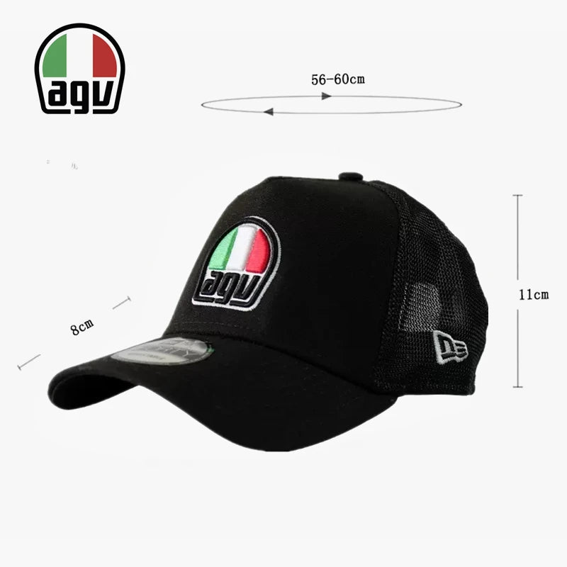 AGV Baseball Cap Snapback Hat Hats & Caps Men Moto Letters Racing Motocross Riding Hip Hop Sun Hats