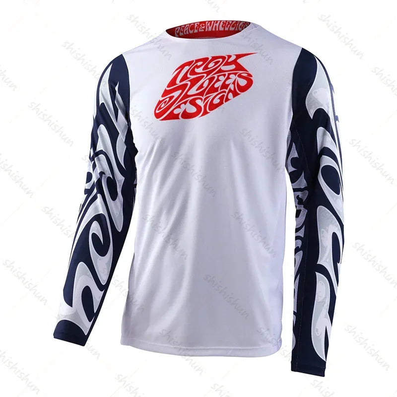 Men's Motocross Jersey MTB Downhill BMX Enduro Mountain Bike Shirt DH Motorcycle Gear