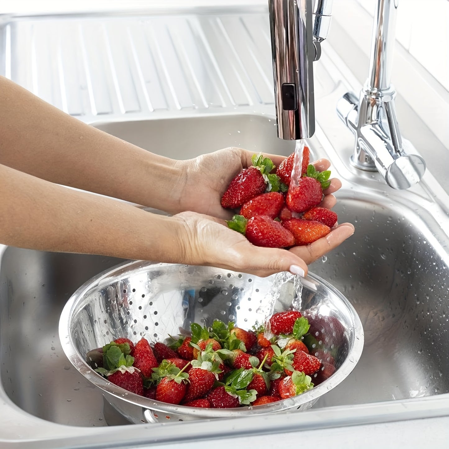 🚰 3 in 1 360° Waterfall Kitchen Faucet, Touch Kitchen Faucets, Faucet Extender for Kitchen Sink, Swivel Waterfall Kitchen Faucet for Washing Vegetables & Fruits 🚰