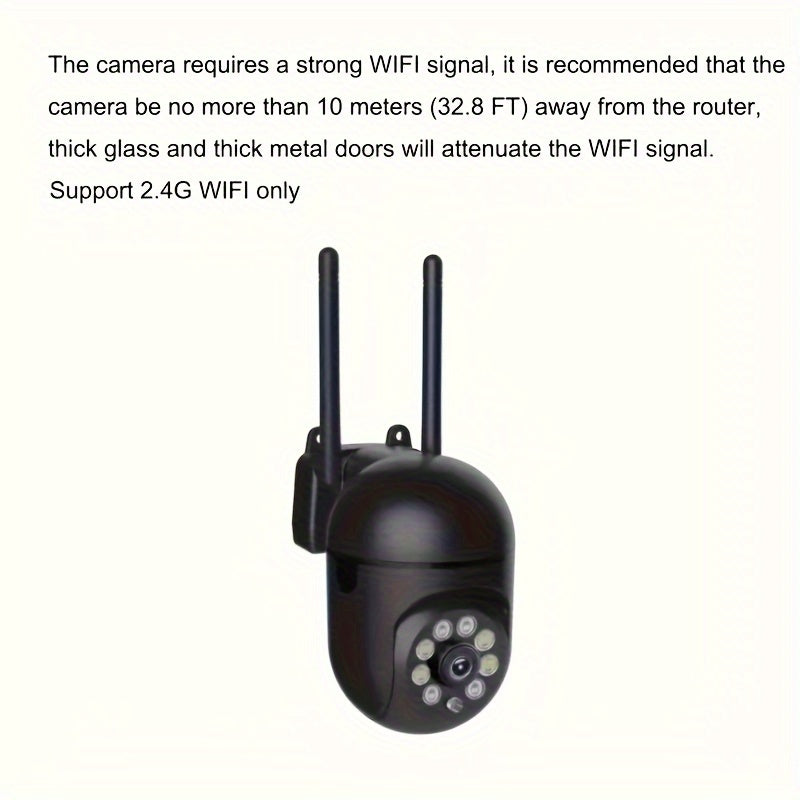 HD WIFI Surveillance Camera, Indoor And Outdoor Long Range HD Night Vision Camera 📷🏠