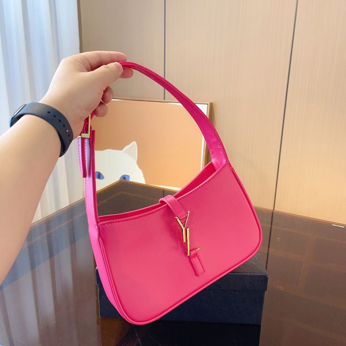 High Quality Cassandre Matelasse Wallets Luxury Women Wallet Mini Purses Crossbody Designer Bag Woman Handbag Shoulder Bags Designers Envelope Handbag Bags 001